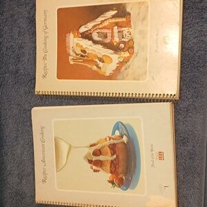 Vintage cook books American cooking and Cooking of Germany